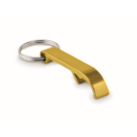 Bottle opener keyring made from recycled aluminium