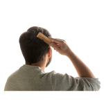 Natural bamboo comb with recycled kraft paper case included natural colour third view
