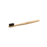 Bamboo toothbrush with kraft box black colour first view