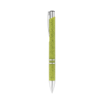 Recyclable wheat straw ballpoint pen with blue ink
