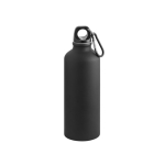 Aluminium bottle with matte finish, 540 ml, Matt Cruiser black colour
