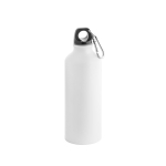 Aluminium bottle with matte finish, 540 ml, Matt Cruiser white colour
