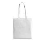 Tote bag made of recycled cotton & RPET, 180 g/m2, Reciclo Cairo white colour