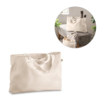 Recycled cotton tote bag with handle, 280 g/m2 various colours