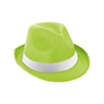 Bucket hat with white band, coloured polyester