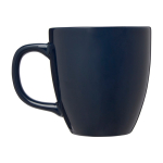 Ceramic mug with glossy finish, 430 ml navy-blue colour second side view