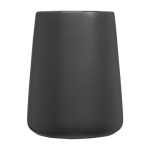 Ceramic mug with jug shape, 450 ml black colour second front view
