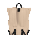 Water-resistant roll-top laptop backpack, recycled polyester 15.6”