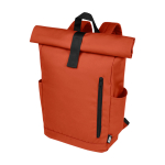 Water-resistant roll-top laptop backpack, recycled polyester 15.6”