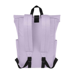 Water-resistant roll-top laptop backpack, recycled polyester 15.6”
