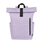 Water-resistant roll-top laptop backpack, recycled polyester 15.6”
