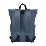 Water-resistant roll-top laptop backpack, recycled polyester 15.6”