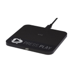 Ultra-thin square wireless charging base black colour