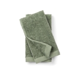 Promotional tencel and cotton towel, 40 × 70 cm green colour