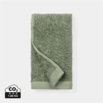 Promotional tencel and cotton towel, 40 × 70 cm green colour