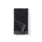 Promotional tencel and cotton towel, 40 × 70 cm dark grey colour