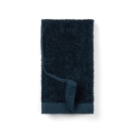 Promotional tencel and cotton towel, 40 × 70 cm dark blue colour