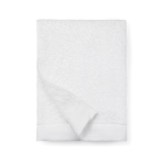 Branded cotton and tencel towel, 70 × 140 cm white colour