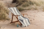 Cotton lounger towel, 450 g/m², 80 × 180 cm grey colour