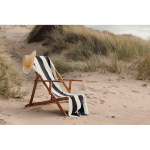 Cotton beach towel with tassels, 450 g/m², 80 × 180 cm black colour