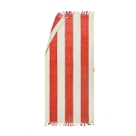 Cotton beach towel with tassels, 450 g/m², 80 × 180 cm red colour