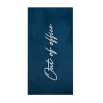 Luxury cotton lounger towel, 160 × 80 cm blue colour