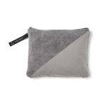 Lightweight microfibre sports towel, 70 × 140 cm grey colour