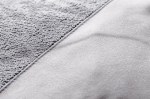 Lightweight microfibre sports towel, 70 × 140 cm grey colour