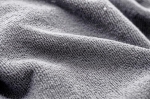 Lightweight microfibre sports towel, 70 × 140 cm grey colour