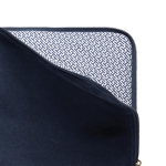 Elegant padded, branded laptop sleeve, 16” blue colour