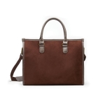 Quality padded laptop case with your logo, 15” brown colour