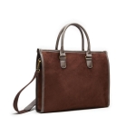 Quality padded laptop case with your logo, 15” brown colour