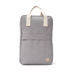 Premium recycled cooler backpack with multiple pockets grey colour