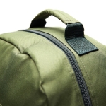 Polyester cooler backpack with multiple compartments green colour