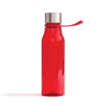 Tritan sports bottle with hanging loop, 600 ml red colour