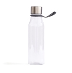 Tritan sports bottle with hanging loop, 600 ml transparent colour
