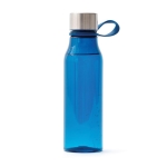 Tritan sports bottle with hanging loop, 600 ml navy-blue colour