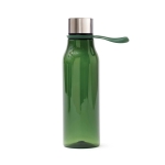 Tritan sports bottle with hanging loop, 600 ml dark green colour