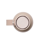 Promotional thermal bottle with handle and push-button lid, 500 ml beige colour