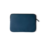Water-repellent PU laptop sleeve, 14” blue colour