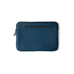 Water-repellent PU laptop sleeve, 14” blue colour