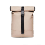 Bike backpack or handbag in vegan leather beige colour