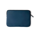 Water-repellent laptop sleeve with elegant design, 15” blue colour