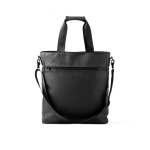 Classic water-resistant tote bag with 15” laptop pocket black colour