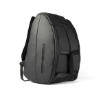 Padel bag with hidden pockets and shoe compartment black colour