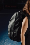 Padel bag with hidden pockets and shoe compartment black colour