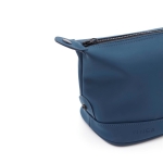 Quality toiletry bag with minimalist water-repellent design blue colour