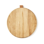 Round oak wood chopping board wood colour