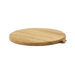 Round oak wood chopping board wood colour