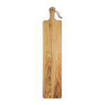 Promotional long serving board for promotions wood colour